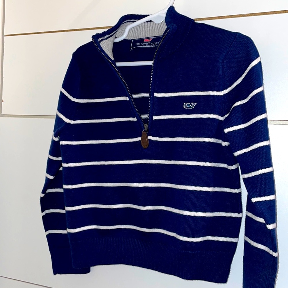 Vineyard Vines Kids Navy Blue Sweater